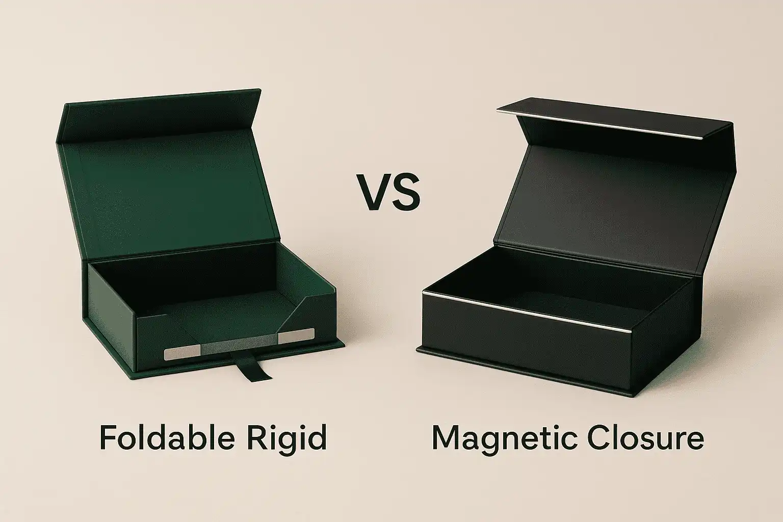 Foldable Rigid Box vs Magnetic Closure Box: Which Looks More Premium